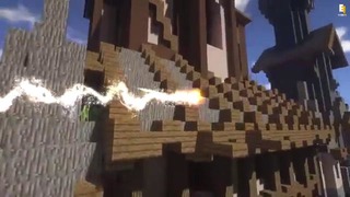 Minecraft Timelapse] SHAMAR – The flying castle by Crazygamer333