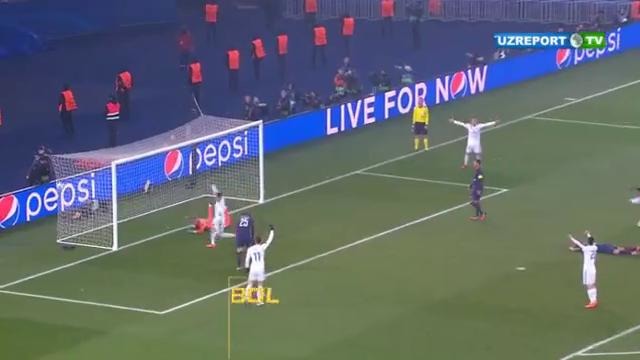 Второй гол Реала В воротa PSG