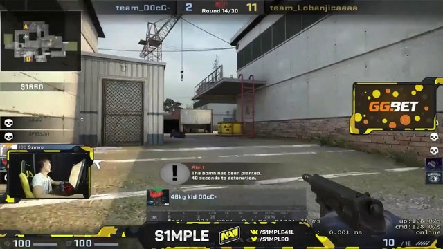 CS:GO S1mple and Docc Playing Eu Fpl On Cache