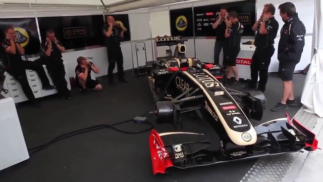Музыка двигателем от Формула-1 команды Lotus