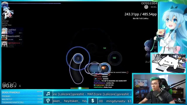 Mathi Remote Control 3 Mod Godmode! – osu! Stream Highlights #120