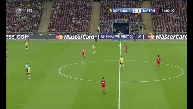 Боруссия Д – Бавария (ЛЧ 2012/2013) Финал (2-й тайм)
