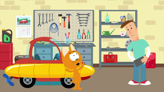 Magic garage Meow-meow Kitty | Cartoons for kids