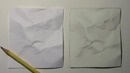 Рисование в Time Lapse: скомканная бумага