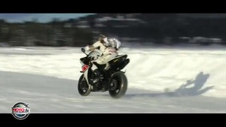 Короли льда – 250 километров в час на мотоцикле по льду