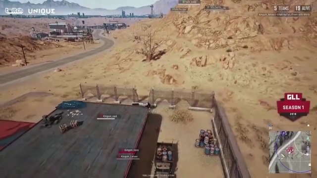 PUBG – жёсткая развязка в конце раунда FaZe vs Kinguin в 12-м раунде GLL Season 1