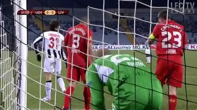 Udinese 0-1 Liverpool FC Europa League 06/12/2012