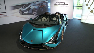 Lamborghini Sian Roadster – захватывающий супер спортивный автомобиль
