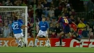 Хет-Трик Ривалдо в ворота Валенсии 2001 год