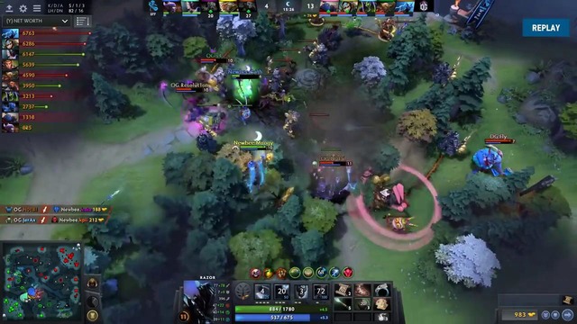 OG vs NewBee 04.11.2017 (BO1) Dota PIT MINOR Playoff LAN Day 3