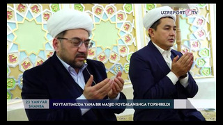 "Mulla Qosim" jome masjidida ilk juma namozi