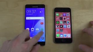 Samsung Galaxy A5 2016 vs. iPhone 5S – Speed Test