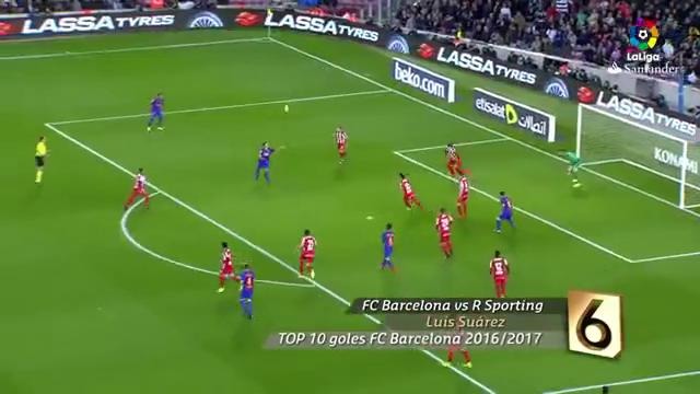 Барселона | 10 лучших голов в ла лиге 2016/17