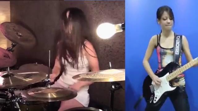 Metallica – enter sandman (cover) play two girls