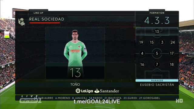 (HD) Валенсия – Реал Сосьедад | Испанская Примера 2017/18 | 25-й тур | Обзор матча