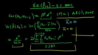 83. Variance of OLS estimators in the presence of serial correlation