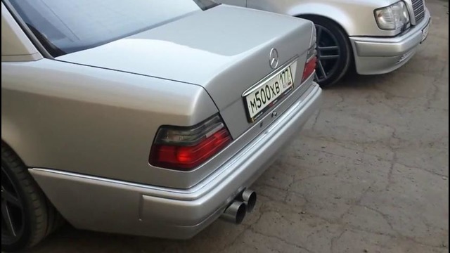 Mercedes E60 AMG W124 with MAE Exhaust system