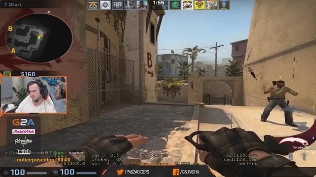 CS:GO Pashabiceps Playing Fpl On Mirage (Ft. The New Kid Sergejj)