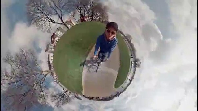 360-градусный обзор с помощью шести камер GoPro
