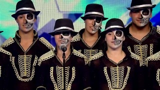 Удивительная танцевальная группа на шоу талантов в Испании