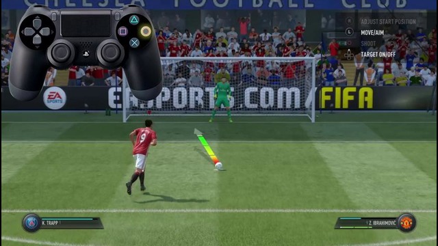 FIFA 17: Как бить пенальти