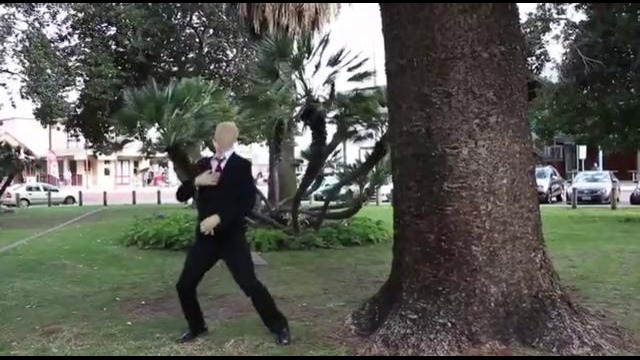 Slender man vs gangnam style