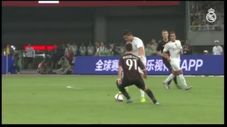 Финты Роналду против Милана