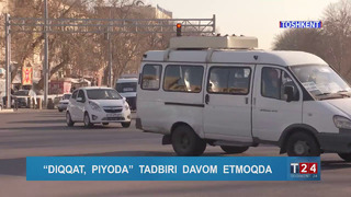 «Diqqat, piyoda» tadbiri davom etmoqda