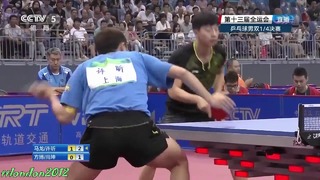 Ma Long Xu Xin vs Fang Bo Shang Kun (2017 Chinese National Games)