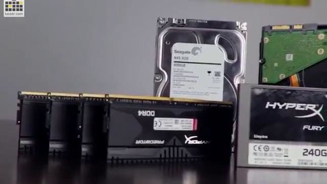 Kingston DDR4 Predator 16GB, Seagate 4000 NAS HDD, Kingston SSD Fury – PC4TV ep3