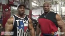 Ronnie Coleman and Cory Mathews Chest Training