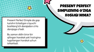 Dars 9 – Present Perfect Simple – Ingliz tili grammatikasi