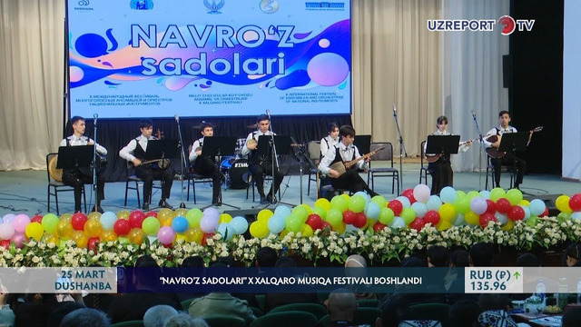 Navro‘z sadolari” X xalqaro musiqa festivali boshlandi