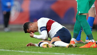 Криштиану Роналду разбили лицо в матче Лиги наций Чехия — Португалия