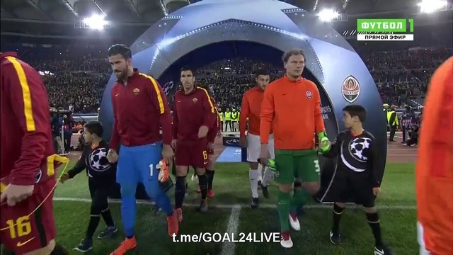 (HD) Рома – Шахтер | Лига Чемпионов 2017/18 | 1/8 финала | Ответный матч