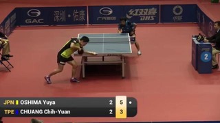 China Open 2015 Highlights- CHUANG Chih-Yuan vs OSHIMA Yuya (1-4)