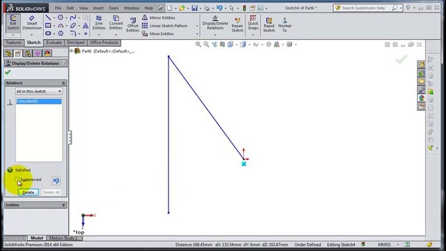 23SolidWorks 2014 Tutorial 23 – Relations, All about it
