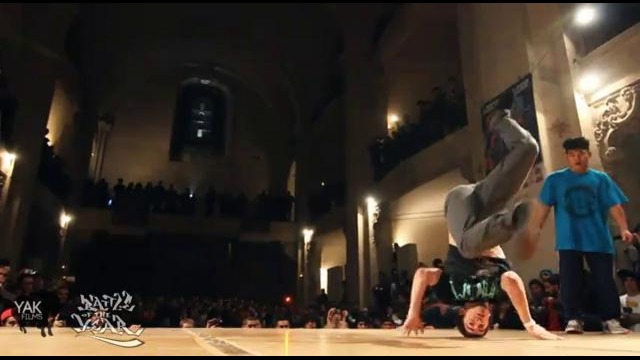 Battle of the year 2010 | 1 on 1 bboy battle | boty finals in france | kraddy music