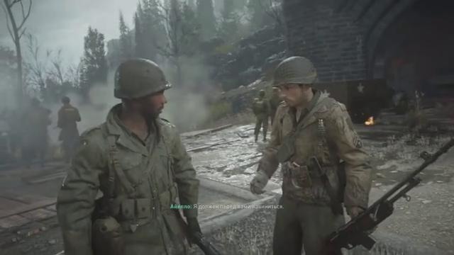 Прохождение Call of Duty: WW2 – Часть 11: Рейн [ФИНАЛ]