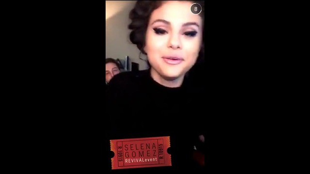 Selena Gomez on Snapchat «Revival» Album