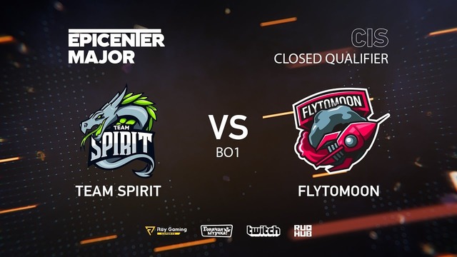 EPICENTER Major 2019 – Team Spirit vs FlyToMoon (CIS Closed Quals, bo1)