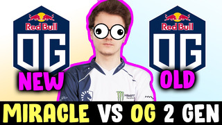 MIRACLE vs OG 2 generations of offlaners