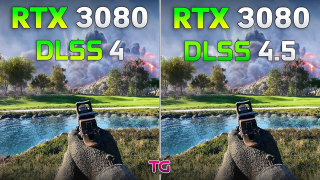 DLSS 4 vs DLSS 4.5 on RTX 3080 – Performance Comparison in 10 Games
