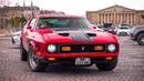 Classic Cars & US Muscle Cars leaving a Car Show – La Traversee de Paris January 2026