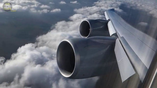 Что видят из иллюминаторов пассажиры взлетающего Боинга 747