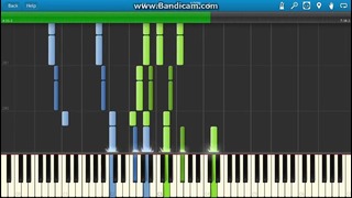 Camille Saint-Saëns – Danse Macabre piano (Synthesia)