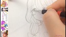 Draw a Manga Girl (real time drawing) – YouTube