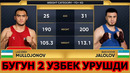 2 УЗБЕК жанги Баходир Жалолов VS Лазизбек Мулложонов