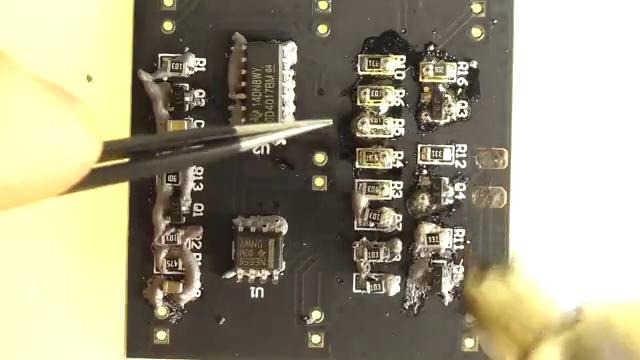Сенсорный кубик паяем kit diy на smd