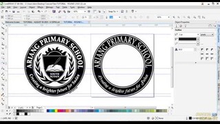 CorelDraw X7 – How to design an Amazing Round Logo